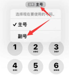 阿鲁科尔沁苹果14维修店分享iPhone 14 Pro Max使用副卡打电话的方法 