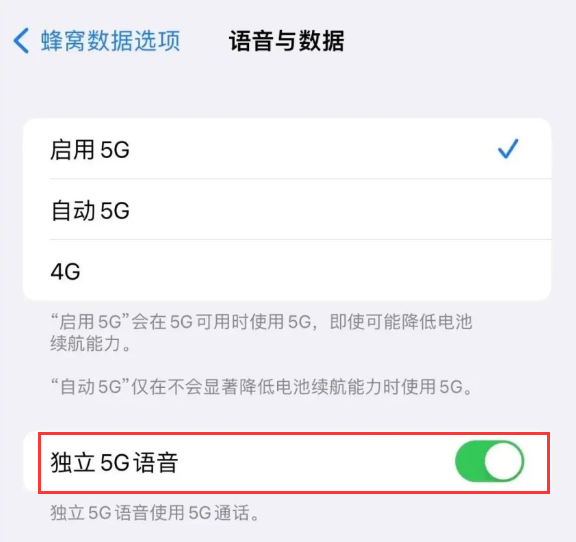 阿鲁科尔沁苹果14维修分享iPhone 14 Pro如何开启VoNR 